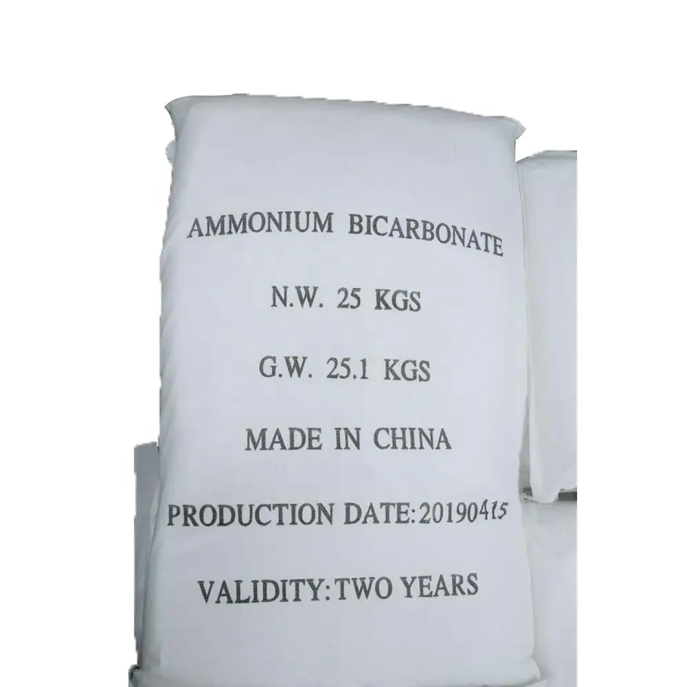 Fabricación china de la mejor calidad, industria de bisarbonato de Ammonio, Grado Alimenticio