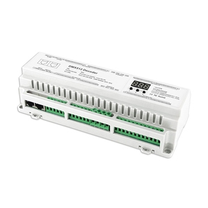 BC-640-DIN 40CH 24V DC DIN Schiene DMX512/1990 zu Konstant spannung PWM Controller RGB RGBW DMX Decoder 120A DIN-RAIL DMX Decoder - Product Image 1