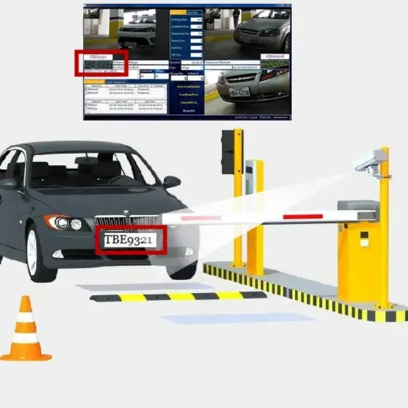 Sistema di parcheggio automatico intelligente del biglietto dell'automobile di gestione del parcheggio dell'automobile di RFID con controllo automatico del parcheggio