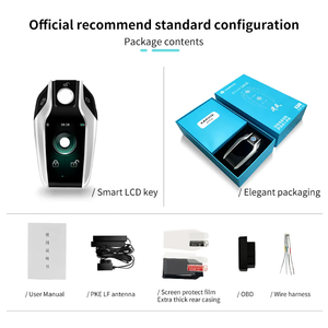 K600กุญแจรถอัจฉริยะจอแอลซีดีกุญแจรถสำหรับรถทุกรุ่นกุญแจรถรีโมทที่ปรับเปลี่ยนได้ใช้งานได้อย่างสะดวกสบายกุญแจรถแบบไร้กุญแจ - Product Image 3