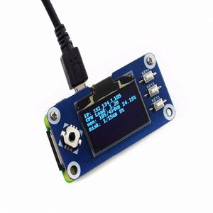 1,3-Zoll-OLED-Display HAT für Raspberry Pi 2B/3B/3B/Zero/Zero W,128x64 Pixel, SPI, I2C-Schnittstelle, eingebetteter Controller