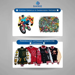 OEM Tùy Chỉnh Chất Lượng Cao Chenille Thêu Vá Letterman Áo Khoác Varsity Áo Khoác Cổ Điển Đính Bóng Chày Áo Khoác Cho Nam Giới - Product Image 4