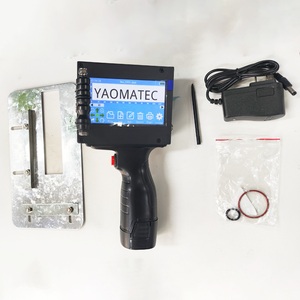 Yaomatec 25.4mm bir inç Metal yazıcı el termal etiket etiket seri yazıcı son kullanma tarihi mürekkep püskürtmeli BASKI MAKİNESİ - Product Image 4