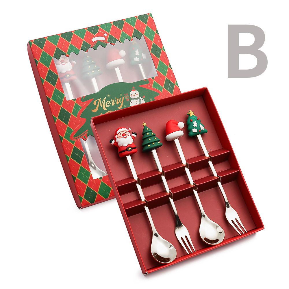 Silver-Red Box 4-Pack B
