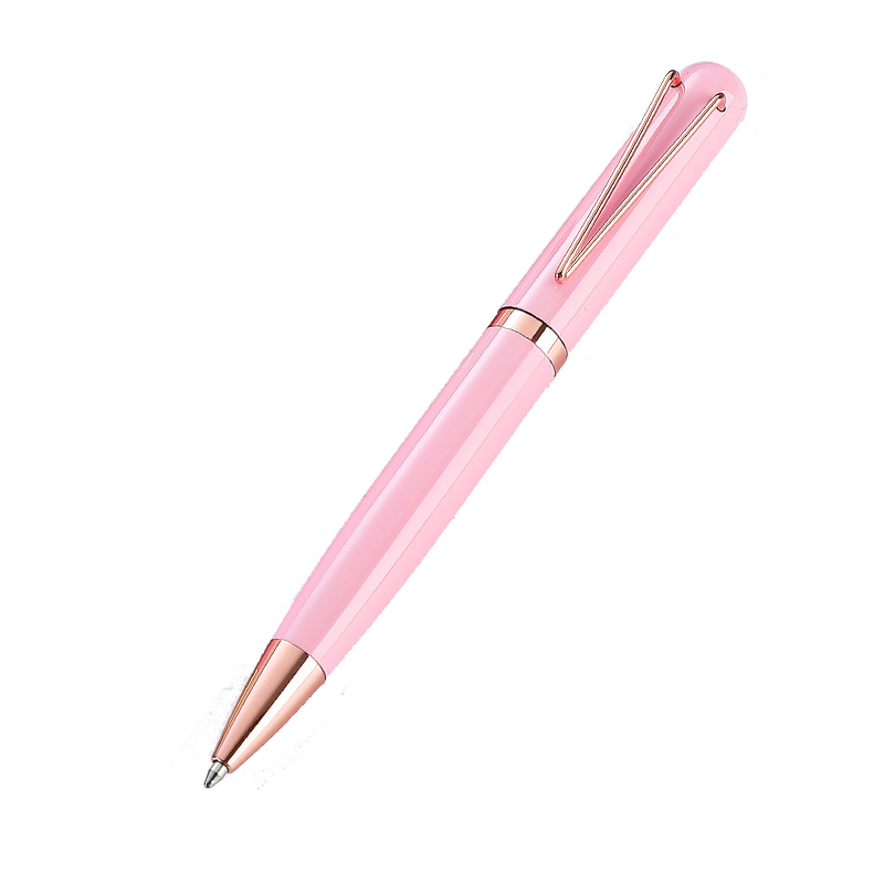 Pink with gold