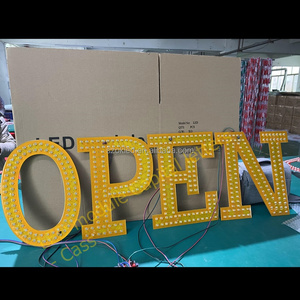 Capital Letters <strong>Led</strong> OPEN Sign 35cm, Aluminum <strong>PCB</strong> Convex Lens RGB Color <strong>Led</strong> Sign Board DC12V 30W Waterproof <strong>Led</strong> Module - Product Image 5