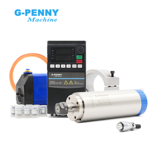 G-penny 2.2kw er20 220V nước làm mát động cơ trục chính <span class=keywords><strong>v</strong></span>ới yl42 biến tần, máy bơm nước, khung, Collet, động cơ trục chính <span class=keywords><strong>Kit</strong></span> - Product Image 1