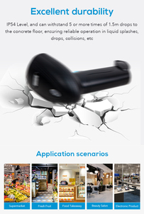 Escáner de código de barras para uso comercial, escáner de código de barras con cable USB de paso verde 2d qr - Product Image 5