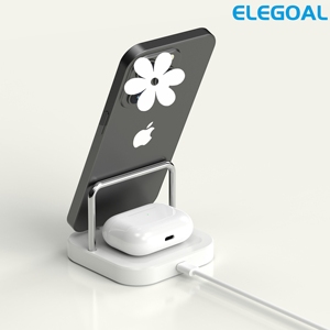 Çok fonksiyonlu ayrılabilir 3 in 1 hızlı şarj standı E-V25 ile Apple IPone ,Samsung, vb 2. Tüm tip-c cihazlar ile uyumlu - Product Image 2