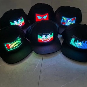 ELパネルキャップカスタムライトアップELハットサウンドアクティベートワイヤレスLEDルミナスハットEL点滅キャップインバーター付きパフォーマンスハット - Product Image 2