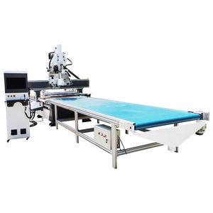 Production Line <strong>CNC</strong> <strong>Router</strong> Wood Working Automatic <strong>Loading</strong> and <strong>Unloading</strong> Nesting Machine for <strong>Cnc</strong> Furniture Cabinet