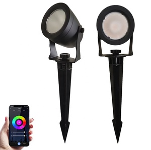 Benory 15w 24V RA95 Black IP67 Colour Changing RGB Dimmable Smart <strong>LED</strong> Garden Spotlight for <strong>DMX</strong> LOXONE DALI KNX <strong>PWM</strong> Tuya - Product Image 1