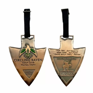 Tùy Chỉnh Laser Khắc Tên Golf Bag <span class=keywords><strong>Tag</strong></span> Nhà Máy Kim Loại Men Cho Câu Lạc Bộ Giải Đấu Thành Viên Phong Cách Thể Thao - Product Image 6