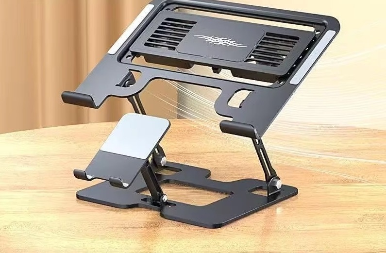 Ventilateur 2 en 1 argenté