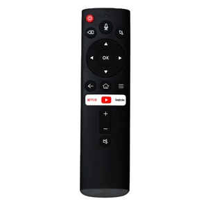 2.4G 18-Tasten Wireless Air Mouse Fernbedienung PC Silicon Keypad RF Android TV Box Netflix Google Play Kompatible Computer Voice - Product Image 1