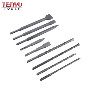 17Pcs Rotary Hammer <strong>Chisel</strong> <strong>Bit</strong> and SDS Plus Shank Drill <strong>Bits</strong> Set With Plastic Portable Storage Case for Bricks Concrete Masonry - Product Image 4