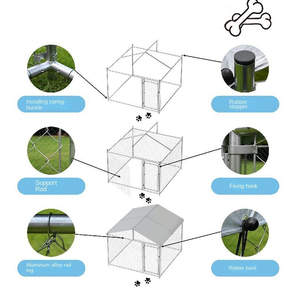 Kích thước tùy chỉnh dễ dàng làm sạch chống gỉ vật nuôi bao vây giá bán buôn CE chứng nhận đặt hàng số lượng lớn moq hỗ trợ mẫu miễn phí có sẵn - Product Image 5