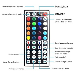 DC12V Светодиодная лента с гибкой лентой 30 светодиодов на метр 10 м SMD 5050 RGB смарт-светодиодная лента с дистанционным управлением светодиодный драйвер - Product Image 3