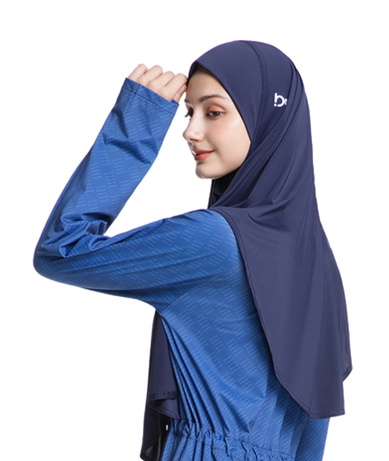 Écharpe bleue