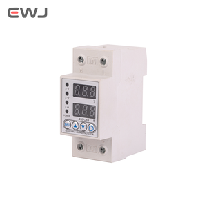 63A 80A 230V Din Rail Adjustable Over <strong>Voltage</strong> and Under <strong>Voltage</strong> Protective Device Protector Relay Over Current Protection Limit - Product Image 2