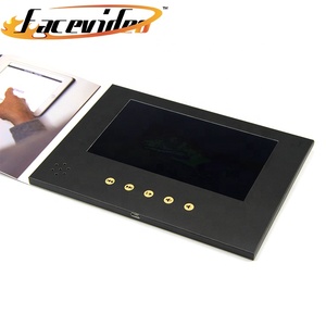 Chất Lượng Cao Giấy Phương Tiện Truyền Thông Máy Nghe Nhạc 7 Inch Màn Hình Lcd Mini <span class=keywords><strong>Video</strong></span> Tập Sách In Ấn Quảng Cáo <span class=keywords><strong>Video</strong></span> Brochure - Product Image 4