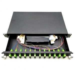 屋外ODF光ファイバーパッチパネル24ポートLC光ファイバーパッチパネル - Product Image 1