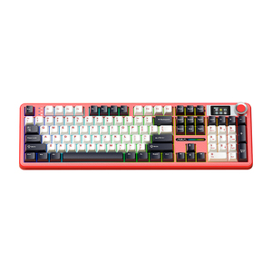 Aula F108 Pro Mechanical Gaming <strong>Keyboard</strong> with Screen and Knob Tri-mode Gasket Structure Full <strong>Size</strong> 100% <strong>Layout</strong> 8000mAh RGB Hot - Product Image 1