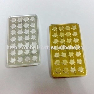 2016高品质纪念定制金属黄金覆镀钨杆、钨丝1盎司24k纯金金条酒吧 - Product Image 2