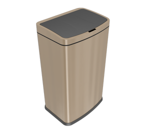 30L ev mutfak paslanmaz çelik çöp tenekesi akıllı çöp kutusu dikdörtgen çöp kovası - Product Image 6
