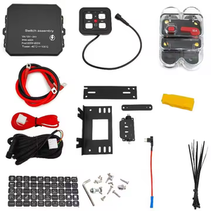 Yeni 4x4 4 Gang anahtarı paneli 12V kontrol kutusu ile kısılabilir LED ON/OFF anahtarı araba Off-Road için - Product Image 2