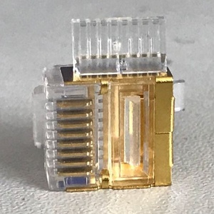 CAT6 Terminal 8p8c <strong>Networking</strong> Connector Cat7 Rj45 Plug Cat6 Shielded Rj45 Plug for <strong>Computer</strong> Transparent CAT 6 Rj45 Plug CN;GUA - Product Image 2