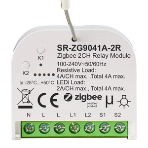ZigBee 2CH умное реле и модуль управления занавесом - Product Image 1