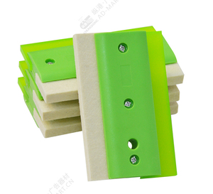 Soft Felt Wrap Rodo Ferramentas De Vinil Raspador De Lã De Borracha Rodo Aplicador Ferramentas Double Side Plastic Felt Rodo