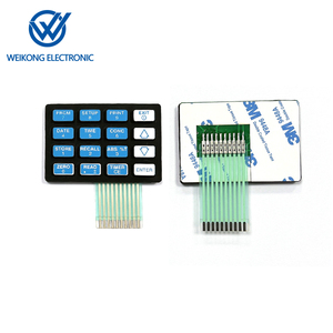 Custom PET PC in Silicone gomma membrana interruttore tattile pulsante per applicazioni di Computer e elettrodomestici - Product Image 6