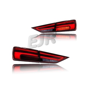 For Audi 2013-2019 <strong>A3</strong> Tail Light Assembly with High Configuration LED Rear Turn Signal Clear Red Lens 12V New Rear Taillight - Product Image 1