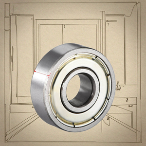 608ZZ ลูกปืนขนาดเล็กความเร็วสูงแรงเสียดทานต่ำดีไซน์ประสิทธิภาพสูง - Product Image 1