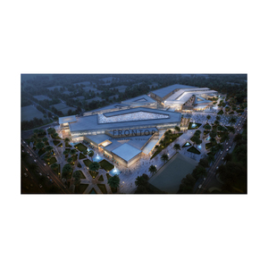 Centro commerciale di <span class=keywords><strong>Rendering</strong></span> 3D centro commerciale a uso misto che rende il Design 3D del centro commerciale urbano - Product Image 1