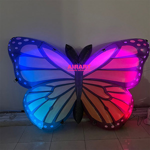 Led aydınlatma ile şişme kelebek kanat kostümleri - Product Image 5