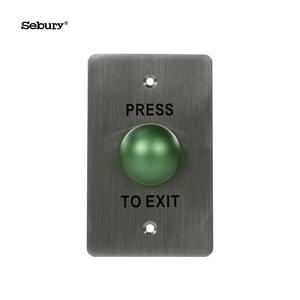 Sebury <strong>Exit</strong> <strong>Push</strong> <strong>Button</strong> Metal Dome Green Mushroom <strong>Button</strong> Door Lock Access Control <strong>System</strong> Door <strong>Push</strong> <strong>Button</strong> - Product Image 3