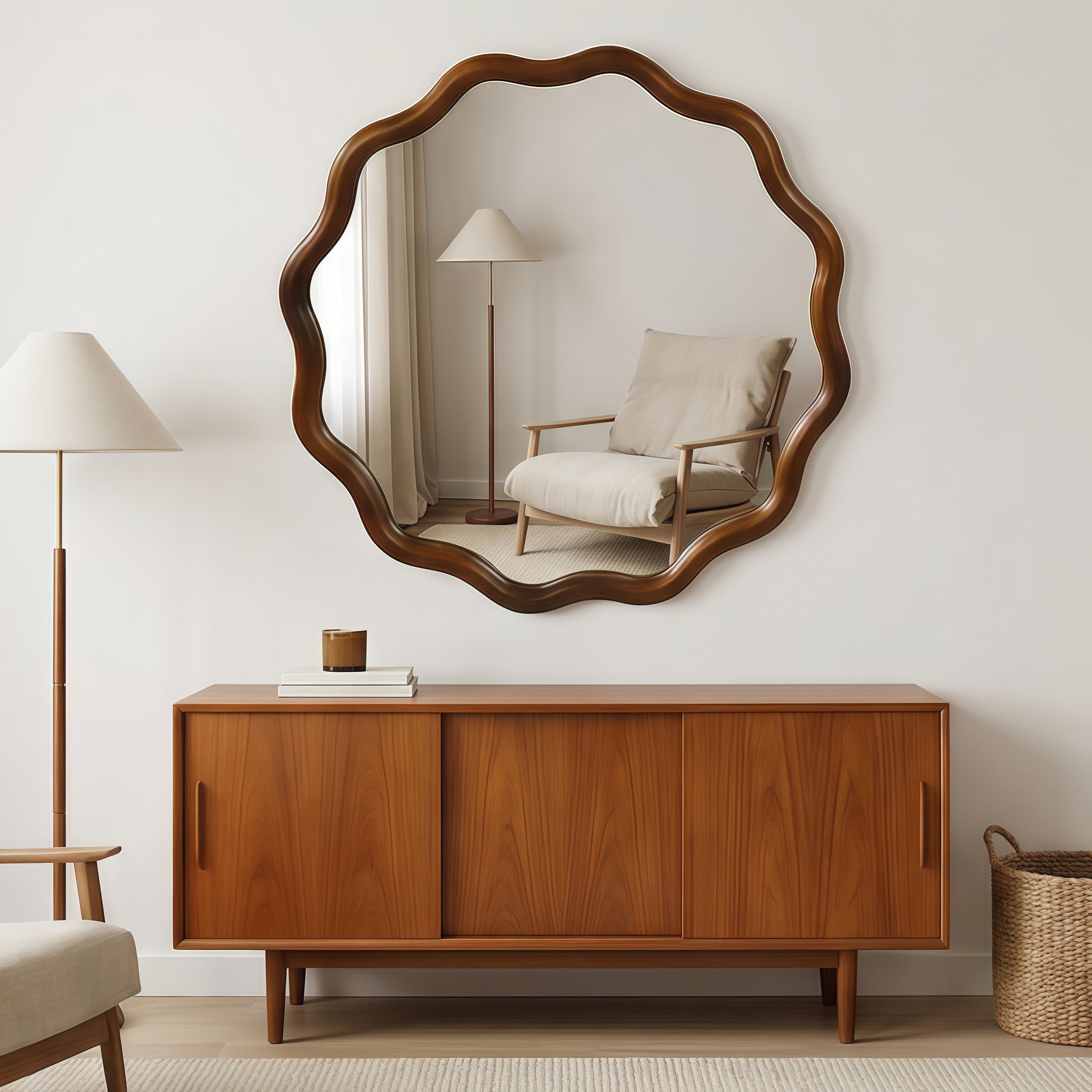 Black + Dark Walnut