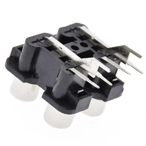 Conector de Audio estéreo hembra RCA de 2/4/6/8 orificios de alta calidad, Conector de conexión de señal de interfaz de amplificador de entrada de Audio AV - Product Image 2