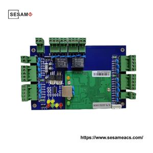 Tablero de control de puerta de 20000 usuarios Tablero DE ACCESO IP/TCP de 2 puertas Conexión de panel de control de acceso interior de 12VDC Tablero de puerta Wiegand - Product Image 2