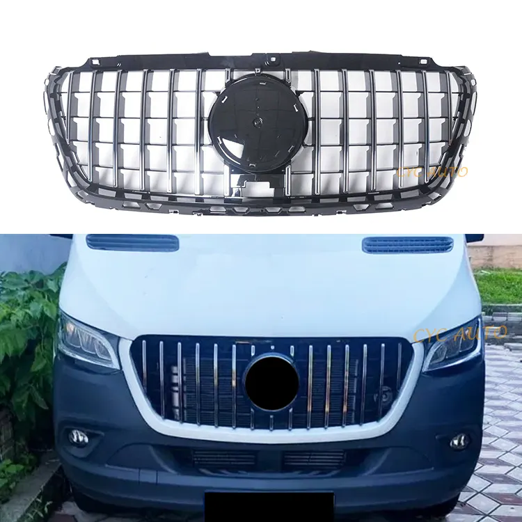 Mercedes Benz Sprinter W907 MPV Panamericana GT tarzı ön tampon grille için 2018 2019 2020 2021 2022 +