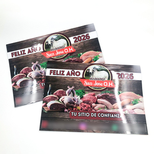 Quảng cáo tùy chỉnh logo in yên khâu ràng buộc giấy tráng cao cấp văn phòng 2026 bàn lịch - Product Image 4