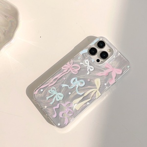เคสโทรศัพท์ลายขนนกใสมีรูขนาดใหญ่สำหรับผู้หญิง iPhone 15 Pro Apple 16PROMAX ป้องกันแม่เหล็ก Iphone14