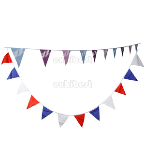 פסטיבל מותאם אישית <span class=keywords><strong>bunting</strong></span> דגל מחרוזות פוליאסטר משי