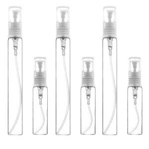 HBC工場直送2ML 3ML 5ML 10ML透明テスターサンプルチューブガラス香水バイアルプラスチックふた付き - Product Image 5