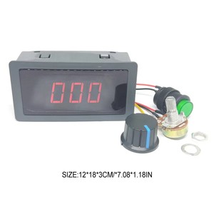 6V 12V 24V 5A PWM DC Controller di velocità del motore CCM5D Display digitale LED regolatore di velocità del regolatore del motore - Product Image 4