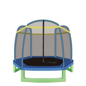 Sundow loại mới hấp dẫn giá Thương hiệu Mới Trampoline an toàn đàn hồi 7ft trẻ em Mini Trampoline để bán - Product Image 5