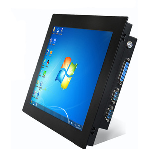 Carcasa de aleación de aluminio Pantalla panorámica de 17 pulgadas Computadora de pantalla táctil integrada Linux Ubuntu Debian para máquina expendedora automática